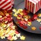 60g - Fall Party Table Scatter Confetti - Thanksgiving Day Maple Leaves(Red,gold)5.63 x 5.63 x 1.26 inches